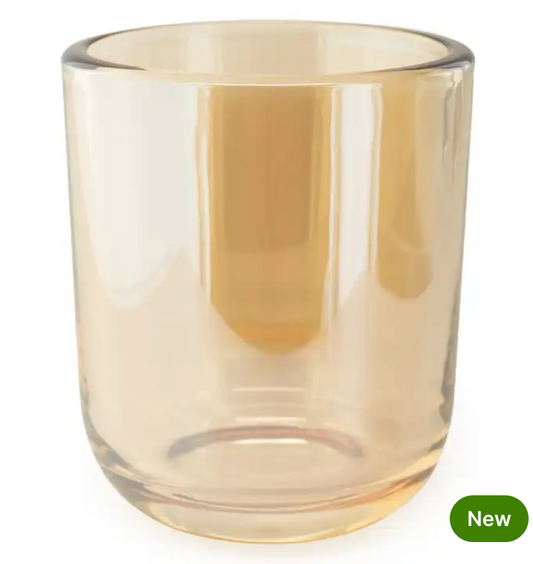 Champagne Luster Glass Tumbler
