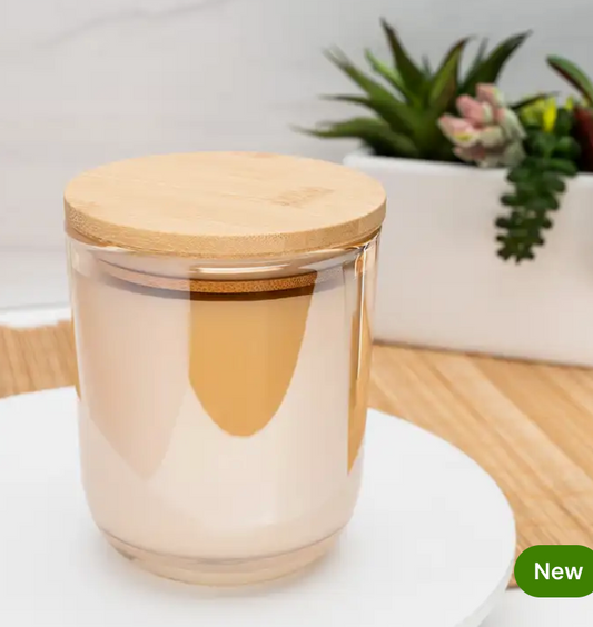 Champagne Luster Glass Tumbler