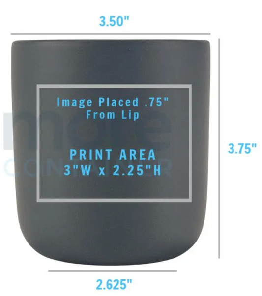 White Ceramic Tumbler